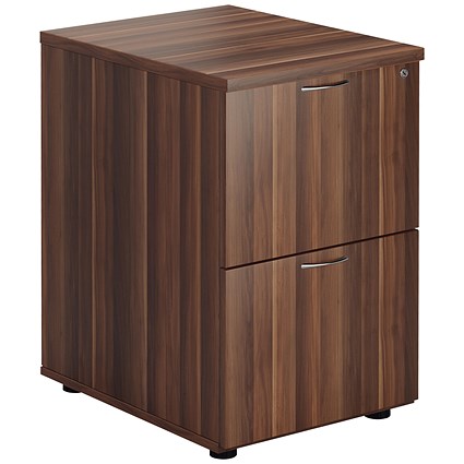 Jemini Foolscap Filing Cabinet, 2 Drawer, Walnut