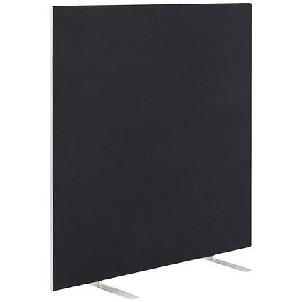 Jemini Floor Standing Screen, 1600x1600mm, Black