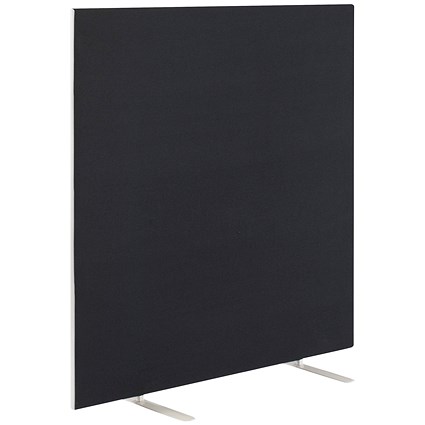 Jemini Floor Standing Screen, 1600x1800mm, Black