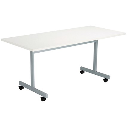 Jemini Rectangular Tilt Table, 1600x700mm, White