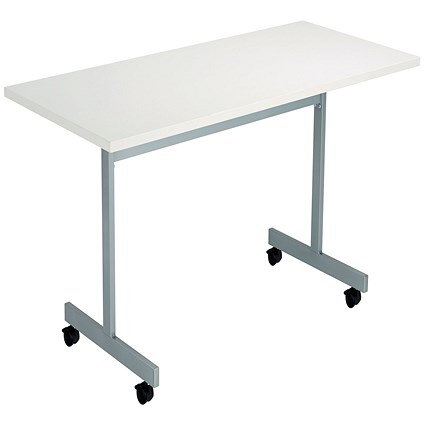 Jemini Rectangular Tilt Table, 1600x800mm, White