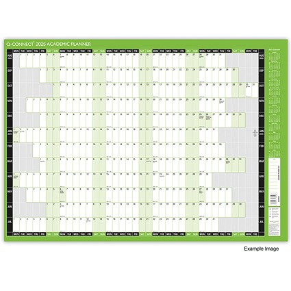 Q-Connect Academic Planner, Mounted, August 2025-July 2026