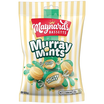 Maynards Murray Mints, 193g Bag, Pack of 12