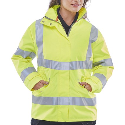 Beeswift Ladies Executive Hi-Viz Jacket, Saturn Yellow, Large