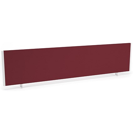 Impulse Evolve Plus Bench Screen, 1800 x 400mm, Ginseng Chilli