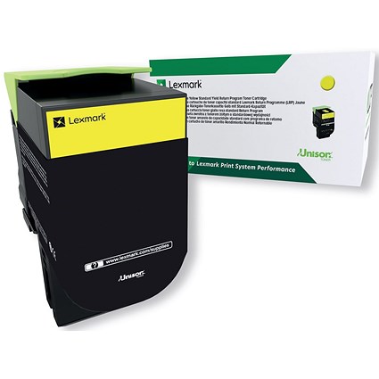 Lexmark CS/CX331 Return Programme 1.5K Toner Cartridge Yellow 20N20Y0