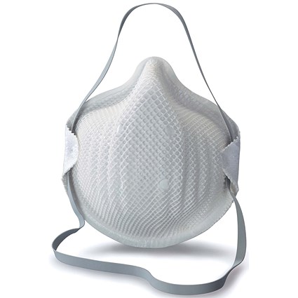 Moldex 2400 FFP2V Nr D Mask, White, Pack of 20