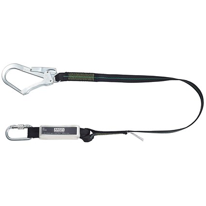 MSA Energy Absorbing Webbing Lanyard, 1.5m