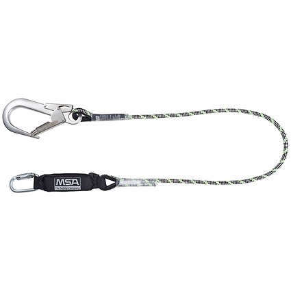 MSA Kernmantel Energy Absorbing Lanyard, 1.8m