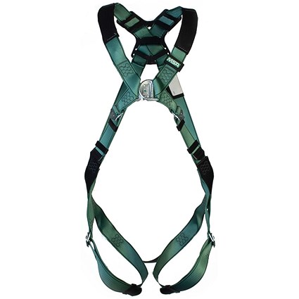 MSA V-Form Back/Chest D-Ring Qwik-Fit Harness, Standard