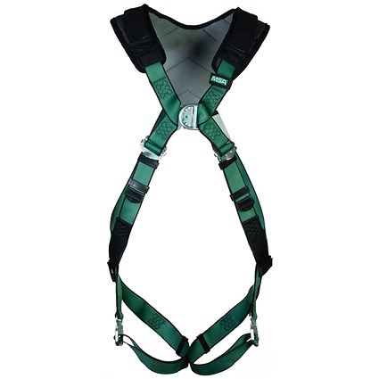 MSA V-Form + Back/Chest D-Ring Bayonet Harness, XS