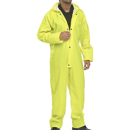 Beeswift Nylon B-Dri Coveralls, Saturn Yellow, Large