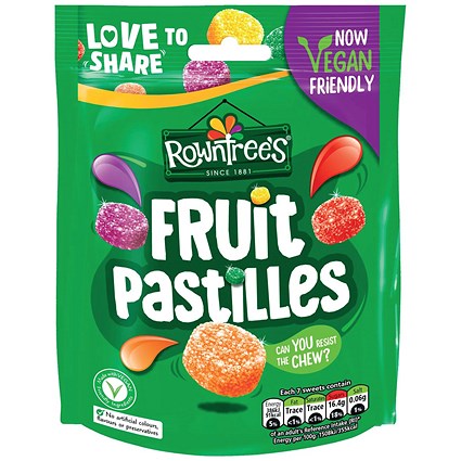 Rowntree's Fruit Pastilles Sweets Sharing Bag, 143g