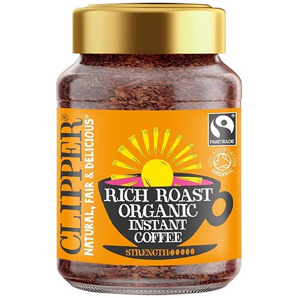 Clipper Organic Rich Roast Single Origin Arabica Coffee, 100g