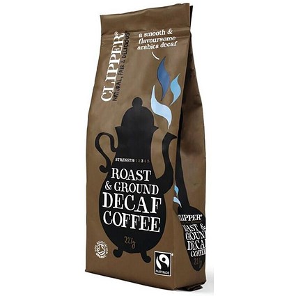 Clipper Fairtrade Organic Decaffeinated Coffee, 227g