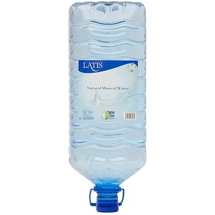 Latis Water Cooler Compatible Still Water, Plastic Bottle, 15 Litres