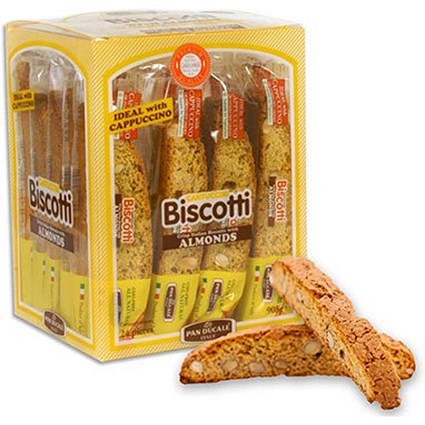 Pan Ducale Biscotti Almond Biscuits, 36g, Pack of 24