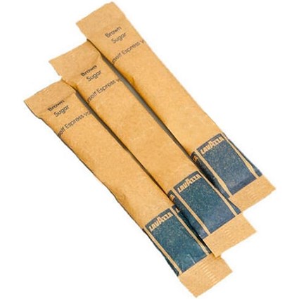 Lavazza Brown Sugar Sticks, Pack of 1000