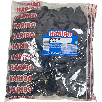 Haribo Original Pontefract Cakes, 3kg Bag