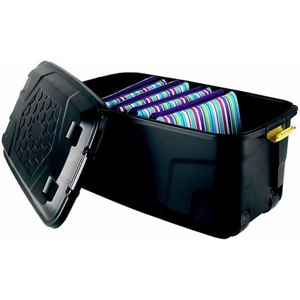 Strata Heavy Duty Trunk, 145 Litres, Black