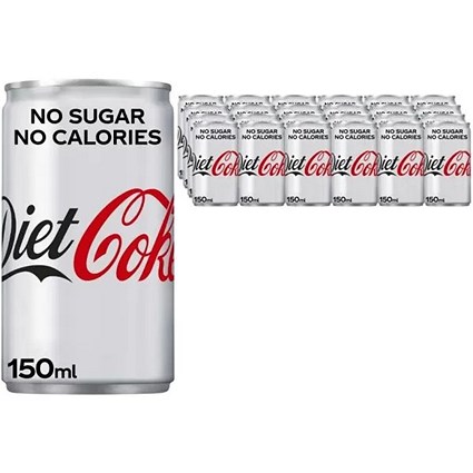 Diet Coke, 24x150ml Cans