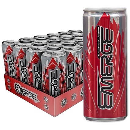 Emerge Regular Energy Drink, 24x250ml Cans