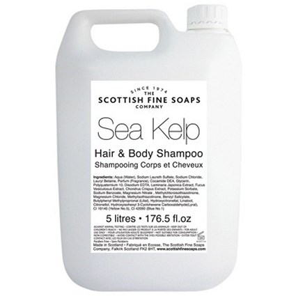 Scottish Fine Soaps Sea Kelp Hair & Body Wash, 5 Litres