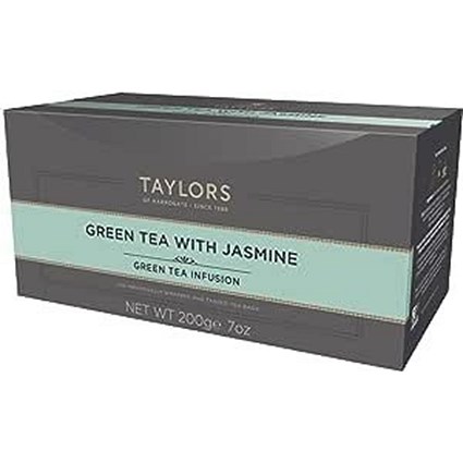 Taylors of Harrogate Green Tea with Jasmin Enveloped Tea Bags, Pack of 100