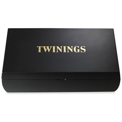 Twinings 8 Compartment Display Box, Black