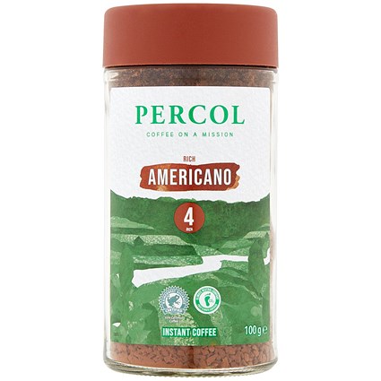 Percol All Day Americano Instant Coffee, 100g