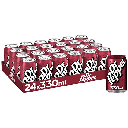 Dr Pepper, 24x330ml Cans