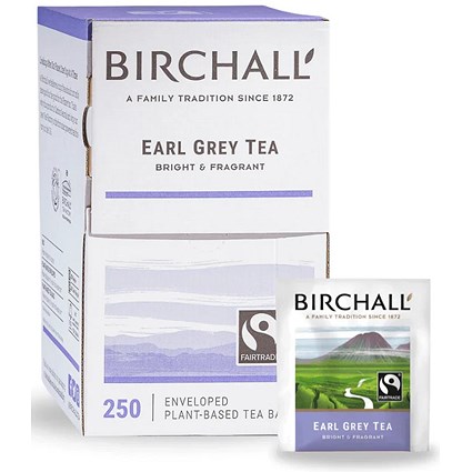 Birchall Fairtrade Earl Grey Tea, Pack of 250