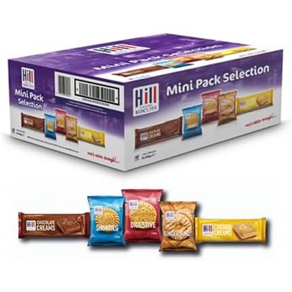 Hill Biscuits Mini Pack Selection Pack, Pack of 100