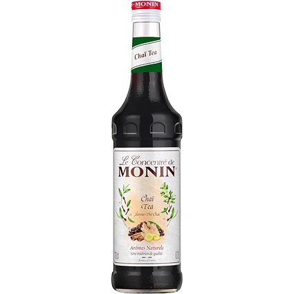 Monin Chai Syrup, 700ml, Glass Bottle