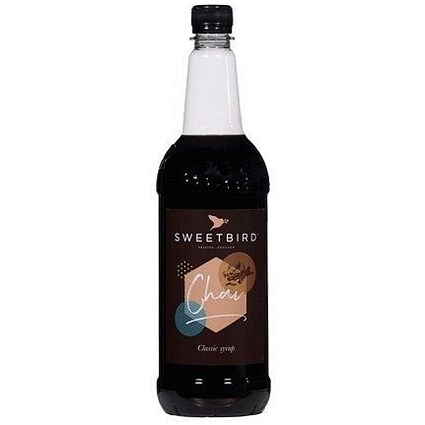 Sweetbird Spiced Chai Syrup, 1 Litre, Plastic Bottle