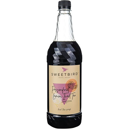 Sweetbird Passionfruit Lemon Iced Tea Syrup, 1 Litre, Plastic Bottle