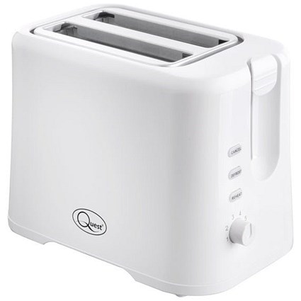 Quest 2 Slice Toaster, White