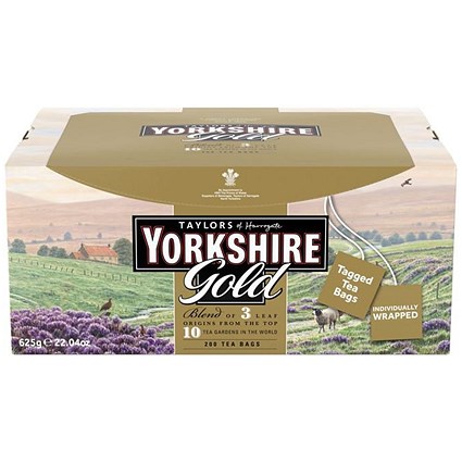 Yorkshire Gold Enveloped Tea Bags, Pack of 200