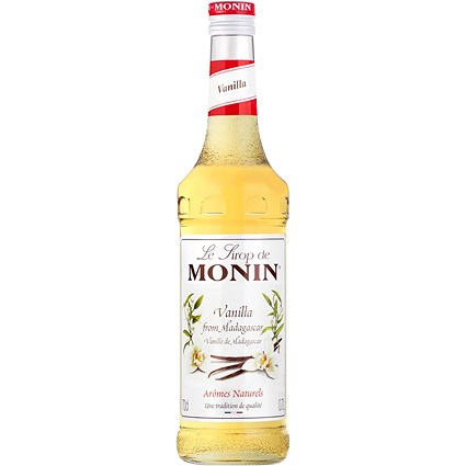 Monin Vanilla Syrup, 700ml, Glass Bottle