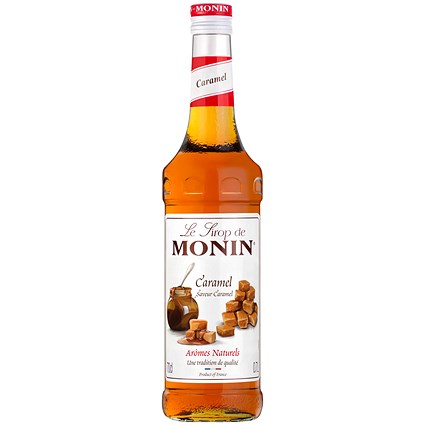 Monin Caramel Syrup, 700ml, Glass Bottle