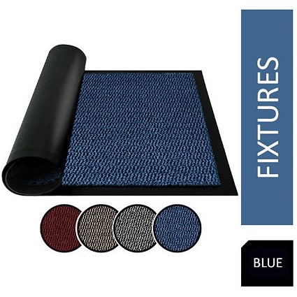 Fixtures Barrier Floor Mat, 1200x2400mm, Blue