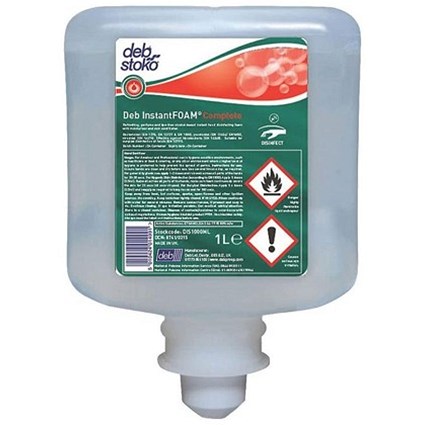 Deb Instant Foam Complete Cartridge, 1 Litre