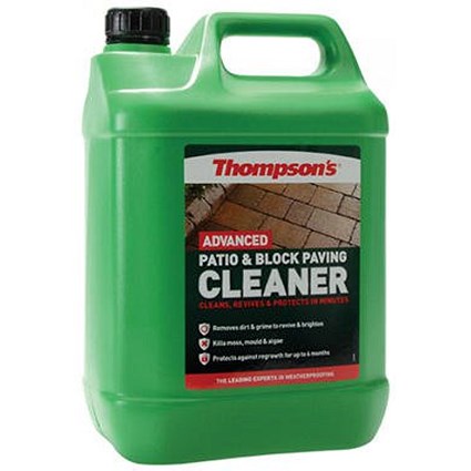 Thompson's Advanced Patio & Block Paving Cleaner, 5 Litres