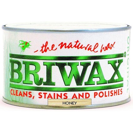 Briwax Original Wax Furniture Polish Cleaner Restorer, Honey, 400ml