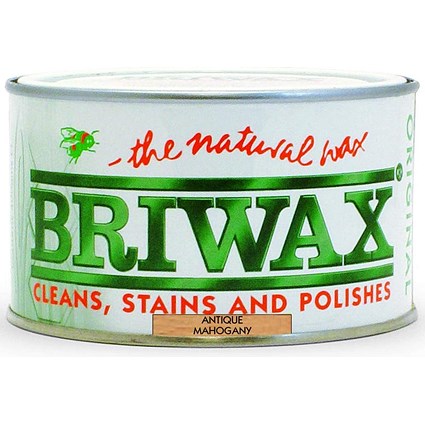 Briwax Original Wax Furniture Polish Cleaner Restorer, Antique Mahogany, 400ml