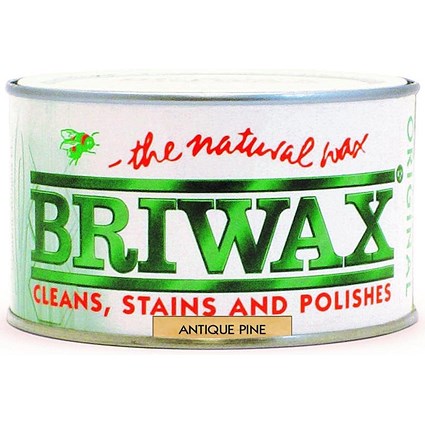 Briwax Original Wax Furniture Polish Cleaner Restorer, Antique Pine, 400ml