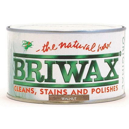 Briwax Original Wax Furniture Polish Cleaner Restorer, Walnut, 400ml