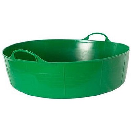 Gorilla Shallow Flexi Tub, 35 Litre, Dark Green