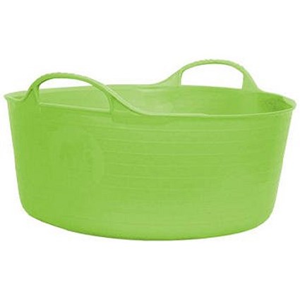 Gorilla Shallow Flexi Tub, 15 Litre, Light Green