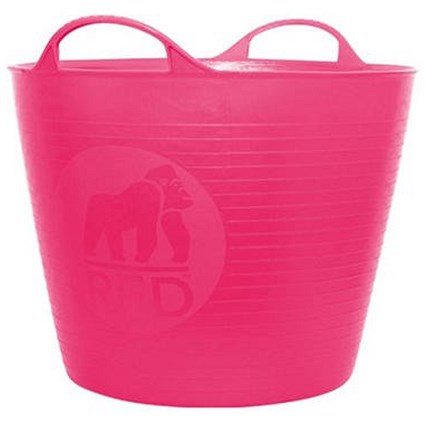 Gorilla Flexi Tub, 26 Litre, Pink